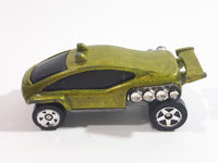 1999 Hot Wheels Trail Runner Lime Green Die Cast Toy Car Vehicle McDonald's Happy Meal 15/16