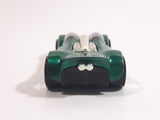 1999 Hot Wheels Double Cross Metalflake Dark Green Die Cast Toy Car Vehicle McDonald's Happy Meal 9/16