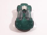 1999 Hot Wheels Double Cross Metalflake Dark Green Die Cast Toy Car Vehicle McDonald's Happy Meal 9/16