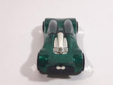 1999 Hot Wheels Double Cross Metalflake Dark Green Die Cast Toy Car Vehicle McDonald's Happy Meal 9/16