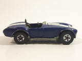 1983 Hot Wheels Hot Ones Classic Cobra Convertible Blue Die Cast Toy Car Vehicle w/ Opening Hood