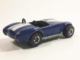 1983 Hot Wheels Hot Ones Classic Cobra Convertible Blue Die Cast Toy Car Vehicle w/ Opening Hood