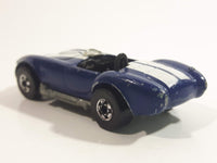 1983 Hot Wheels Hot Ones Classic Cobra Convertible Blue Die Cast Toy Car Vehicle w/ Opening Hood