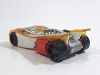 2013 Hot Wheels Attack Pack Motoblade Clear Yellow Die Cast Toy Car Vehicle