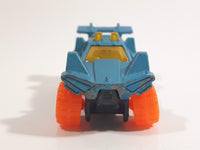 2012 Hot Wheels Quicksand Satin Blue Die Cast Toy Car Vehicle