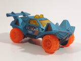 2012 Hot Wheels Quicksand Satin Blue Die Cast Toy Car Vehicle