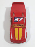 2014 Hot Wheels HW Race: Thrill Racers Circle Trucker Truck Red #37 Die Cast Toy Car Vehicle