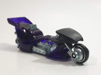 2001 Hot Wheels First Editions Fright Bike Motorcycle Clear Purple Die Cast Toy Car Vehicle