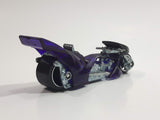 2001 Hot Wheels First Editions Fright Bike Motorcycle Clear Purple Die Cast Toy Car Vehicle