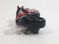 2011 Hot Wheels Thrill Racers - Volcano Ducati 1098R Motorcycle Red Die Cast Toy Car Vehicle