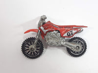 2007 Hot Wheels HW450F Dirt Bike Red Orange 07 Die Cast Toy Motorcycle Vehicle