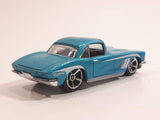 2013 Hot Wheels HW Showroom Corvette 60th '62 Corvette Metalflake Aqua Die Cast Toy Classic Car Vehicle