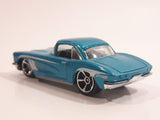 2013 Hot Wheels HW Showroom Corvette 60th '62 Corvette Metalflake Aqua Die Cast Toy Classic Car Vehicle