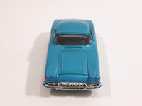 2013 Hot Wheels HW Showroom Corvette 60th '62 Corvette Metalflake Aqua Die Cast Toy Classic Car Vehicle