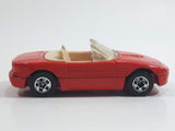 1991 Hot Wheels Mazda MX-5 Miata Convertible Red Die Cast Toy Sports Car Vehicle