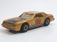 1983 Hot Wheels Mirada Stocker Metallic Gold Die Cast Toy Muscle Car Vehicle