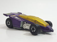 1990 Hot Wheels Speed Fleet Shadow Jet F-3 Inter Cooled Purple Die Cast Toy Race Car Vehicle