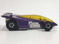 1990 Hot Wheels Speed Fleet Shadow Jet F-3 Inter Cooled Purple Die Cast Toy Race Car Vehicle