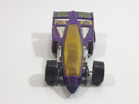 1990 Hot Wheels Speed Fleet Shadow Jet F-3 Inter Cooled Purple Die Cast Toy Race Car Vehicle