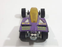 1990 Hot Wheels Speed Fleet Shadow Jet F-3 Inter Cooled Purple Die Cast Toy Race Car Vehicle