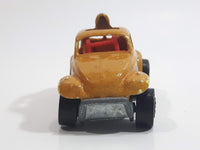 1988 Hot Wheels Color Racers Baja Bug Volkswagen VW Beetle Metallic Orange Brown To Yellow Die Cast Toy Car Vehicle