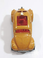 1988 Hot Wheels Color Racers Baja Bug Volkswagen VW Beetle Metallic Orange Brown To Yellow Die Cast Toy Car Vehicle