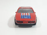 1987 Hot Wheels The Hot Ones Pontiac Fiero 2M4 Red Die Cast Toy Sports Car Vehicle - GHO