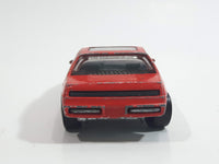 1987 Hot Wheels The Hot Ones Pontiac Fiero 2M4 Red Die Cast Toy Sports Car Vehicle - GHO