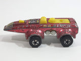 1980 Hot Wheels Spacer Racer Metallic Pink Pearl Red Die Cast Toy Car Vehicle