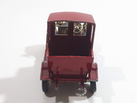 Vintage 1984 Lesney Matchbox Models of YesterYear No.11 1912 Packard Landaulet Dark Red Die Cast Toy Antique Car Vehicle