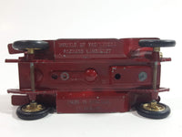 Vintage 1984 Lesney Matchbox Models of YesterYear No.11 1912 Packard Landaulet Dark Red Die Cast Toy Antique Car Vehicle