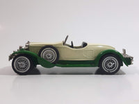 Vintage Lesney Matchbox Models of YesterYear No. Y-14 1931 Stutz Bearcat White and Green Die Cast Toy Antique Car Vehicle