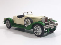 Vintage Lesney Matchbox Models of YesterYear No. Y-14 1931 Stutz Bearcat White and Green Die Cast Toy Antique Car Vehicle