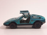 Vintage 1972 Hot Wheels Red Lines Mercedes Benz C-111 Spectraflame Aqua Die Cast Toy Car Vehicle Opening Gull Wing Doors