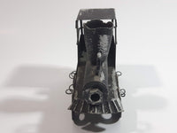 Metal Folk Art Train Locomotive Ornament