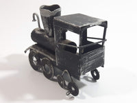 Metal Folk Art Train Locomotive Ornament