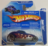 2010 Hot Wheels HW Hot Rods Sooo Fast Dark Blue Die Cast Toy Car Vehicle - New in Package - Short Card