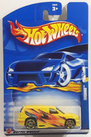 2002 Hot Wheels Fandango Yellow Die Cast Toy Car Vehicle - New in Package