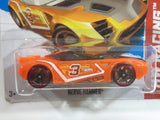 2013 Hot Wheels HW Racing X-Raycers Nerve Hammer Translucent Orange Die Cast Toy Car Vehicle - New in Package - Short Card