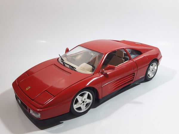 Burago 1989 Ferrari 348 TB Red 1/18 Scale Die Cast Toy Car Vehicle