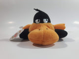 1996 Warner Bros Looney Tunes Daffy Duck Cartoon Character 6" Plush with Tags