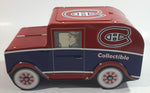 Montreal Canadiens NHL Ice Hockey Team Delivery Van Car Shaped Tin Metal Coin Bank