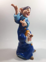 Concord Canada Disney Dopey & Sneezy Stacked Dwarfs Blue 10" Tall Vinyl Coin Bank