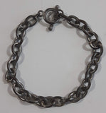 Small 7 1/2" Metal Chain Bracelet with Bar Clasp