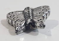 Small 1/2" Silver Tone Metal Butterfly Pendant