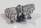 Small 1/2" Silver Tone Metal Butterfly Pendant