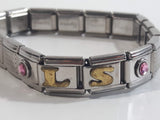 Zoppini Sassy Sam Disney Stainless Steel Interchangeable Link Stainless Steel Bracelet Lot of 4