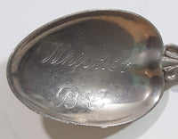 Vintage Whistler, British Columbia Totem Pole Figural Metal Spoon Travel Souvenir