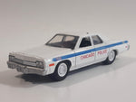 Greenlight Hot Pursuit 1974 Dodge Monaco Chicago Police 202 White Roof Die Cast Toy Car Vehicle with Opening Hood