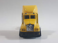 Maisto Tonka Hauler Semi Tractor Truck Yellow Die Cast Toy Car Vehicle